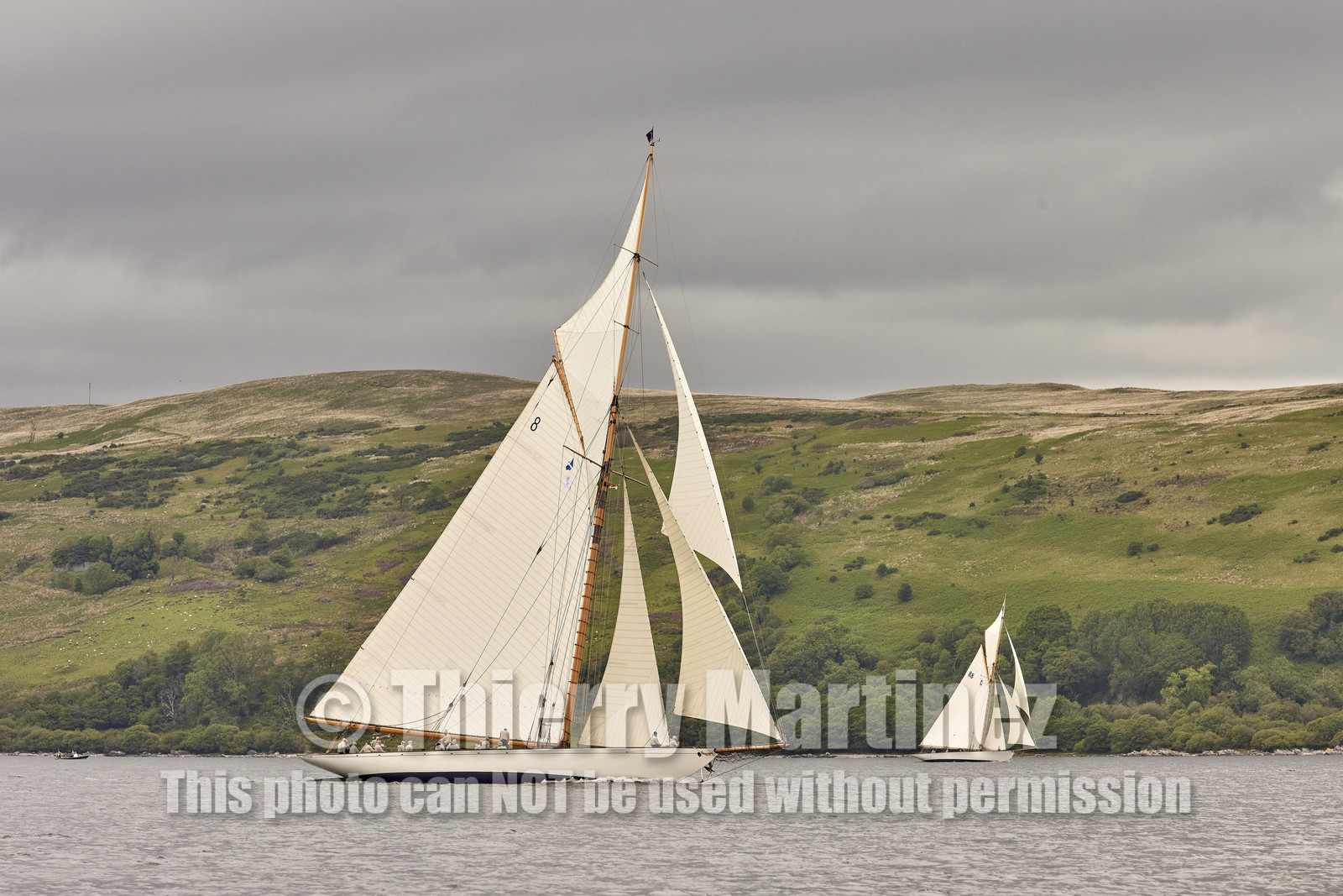 22_22613  © Thierry Martinez.FAIRLIE,SCOTLAND - UK 14th June 20222022 RICHARD MILLE FIFE REGATTA.Day 4 :ROTHESAY (ISLE OF BUTE) to PORTAVADIE.