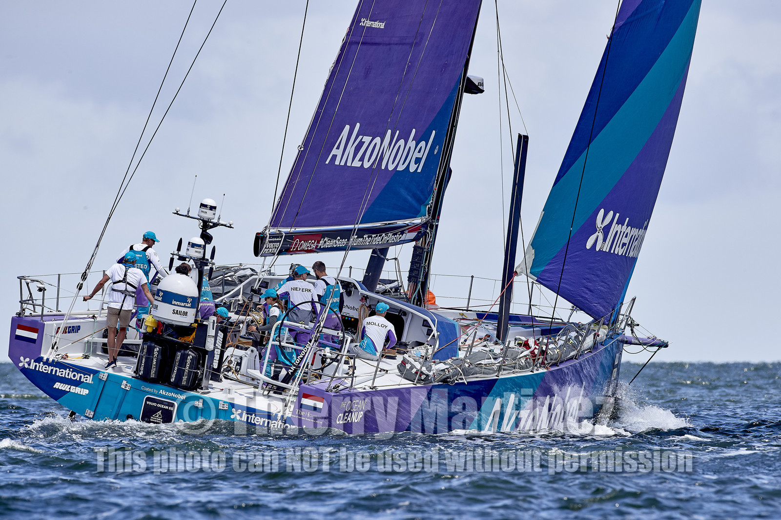 team AkzoNobel  in Volvo Ocean Race 2017-18.