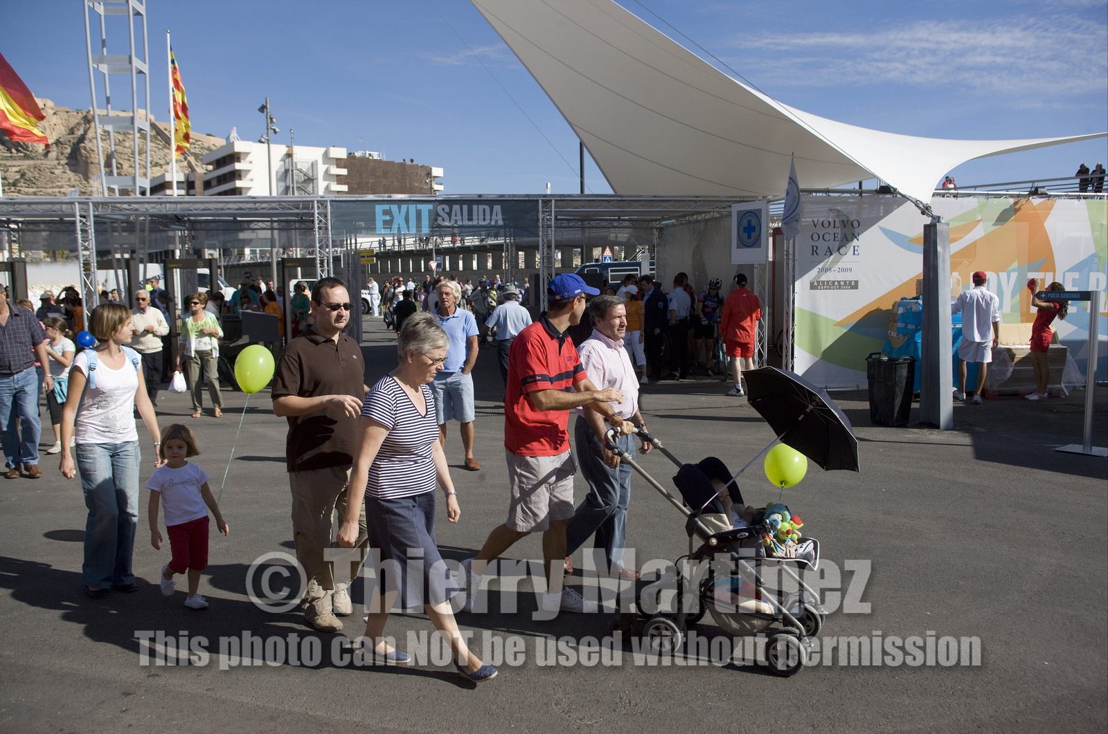 VOLVO OCEAN RACE - 2008 2009. IN-PORT RACE in Alicante-Spain.