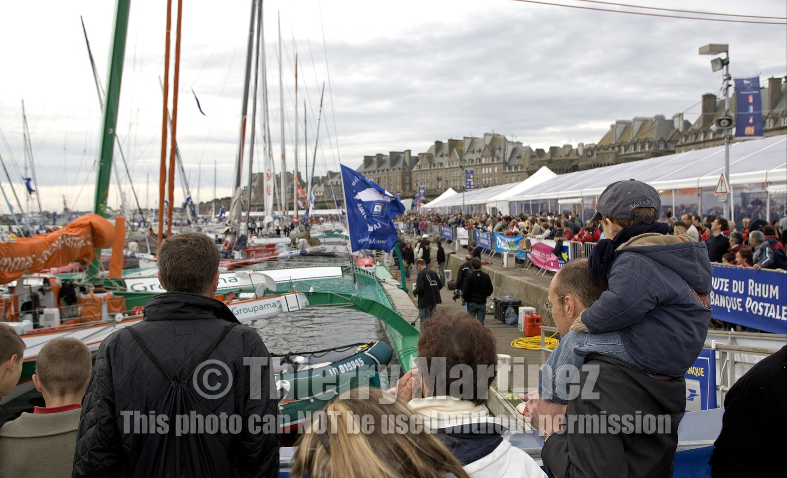 ROUTE DU RHUM Start in St Malo.Oct  2006