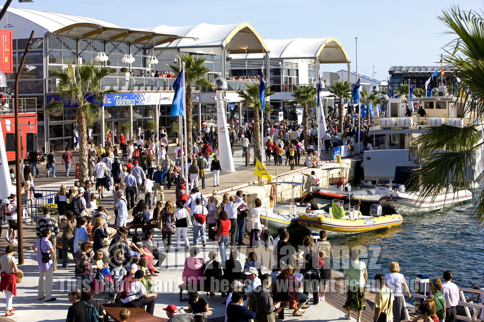 VOLVO OCEAN RACE - 2008 2009. IN-PORT RACE in Alicante-Spain.