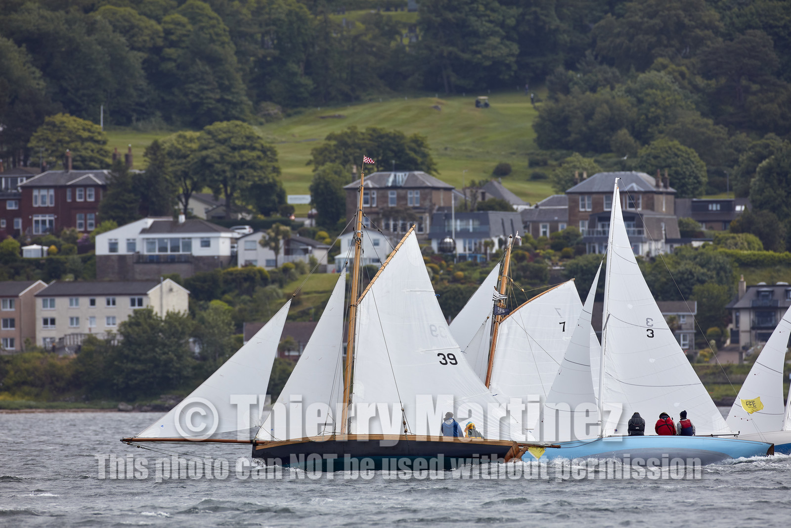 22_17006   © Thierry Martinez.FAIRLIE,SCOTLAND - UK 12th June 20222022 RICHARD MILLE FIFE REGATTA.Day 2 : LARGS to ROTHESAY