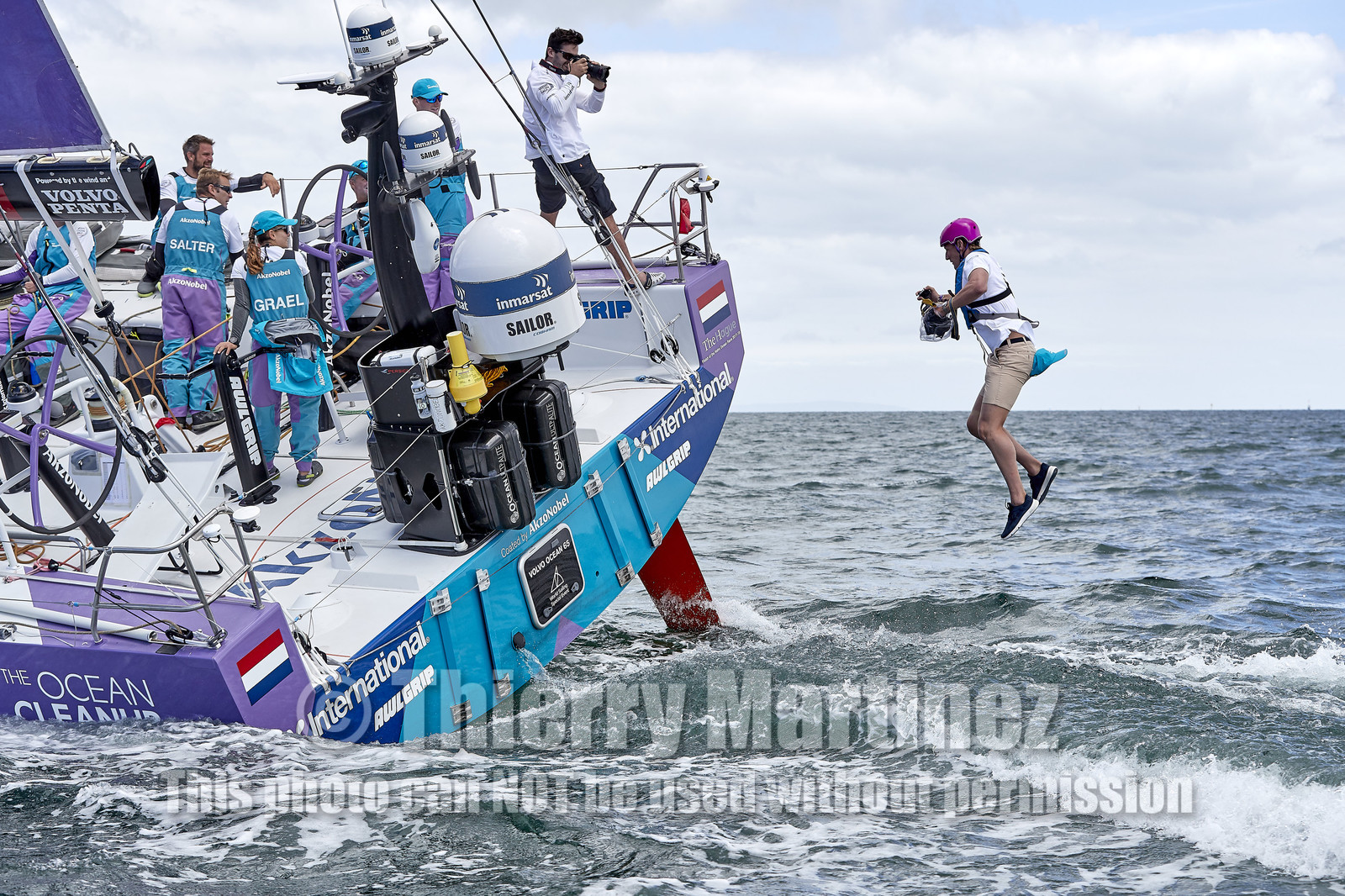 team AkzoNobel  in Volvo Ocean Race 2017-18.