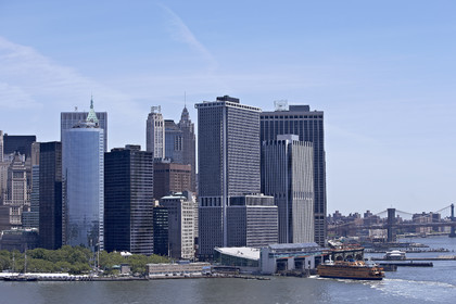 Aerial view of New York City (USA).
