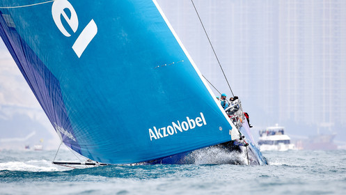 team AkzoNobel  in Volvo Ocean Race 2017-18.