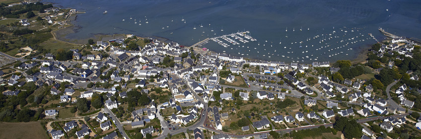 Vue aérienne de LOCMARIAQUER