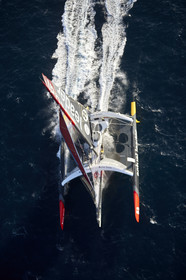 « ULTIM ACTUAL LEADER , Skipper Yves Le Blevec.