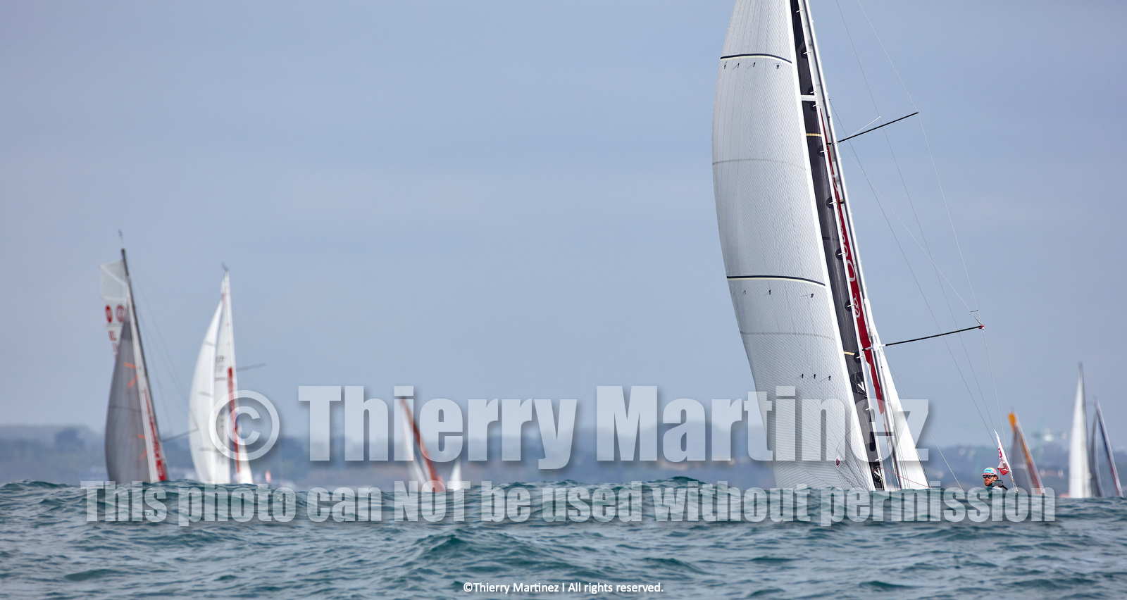 23_22626   © Thierry Martinez. LES SABLES D'OLONNE, 85 - FRANCE 25 septembre 2023.Départ MINI TRANSAT 2023. Départ du Dimanche 24 septembre retardé au Lundi 25 Sept .Les Sables d’Olonne (FRA)    Santa Cruz de la Palma ( Canaries)    St François ( Guadeloupe): 4050 NM.