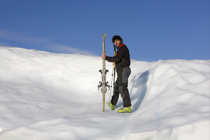 Schooner LA LOUISE sailing on west coast of Greenland.