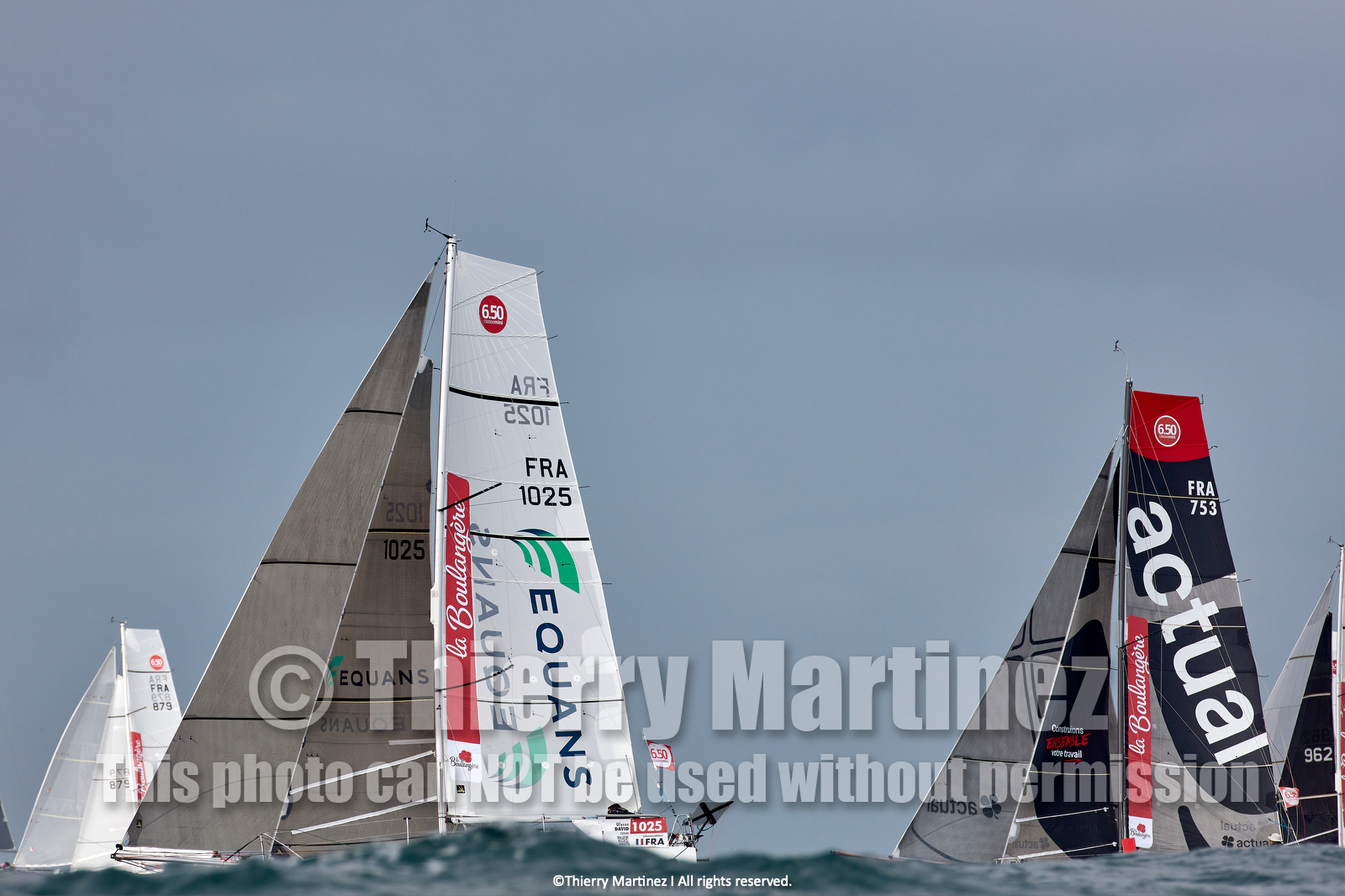 23_22568   © Thierry Martinez. LES SABLES D'OLONNE, 85 - FRANCE 25 septembre 2023.Départ MINI TRANSAT 2023. Départ du Dimanche 24 septembre retardé au Lundi 25 Sept .Les Sables d’Olonne (FRA)    Santa Cruz de la Palma ( Canaries)    St François ( Guadeloupe): 4050 NM.