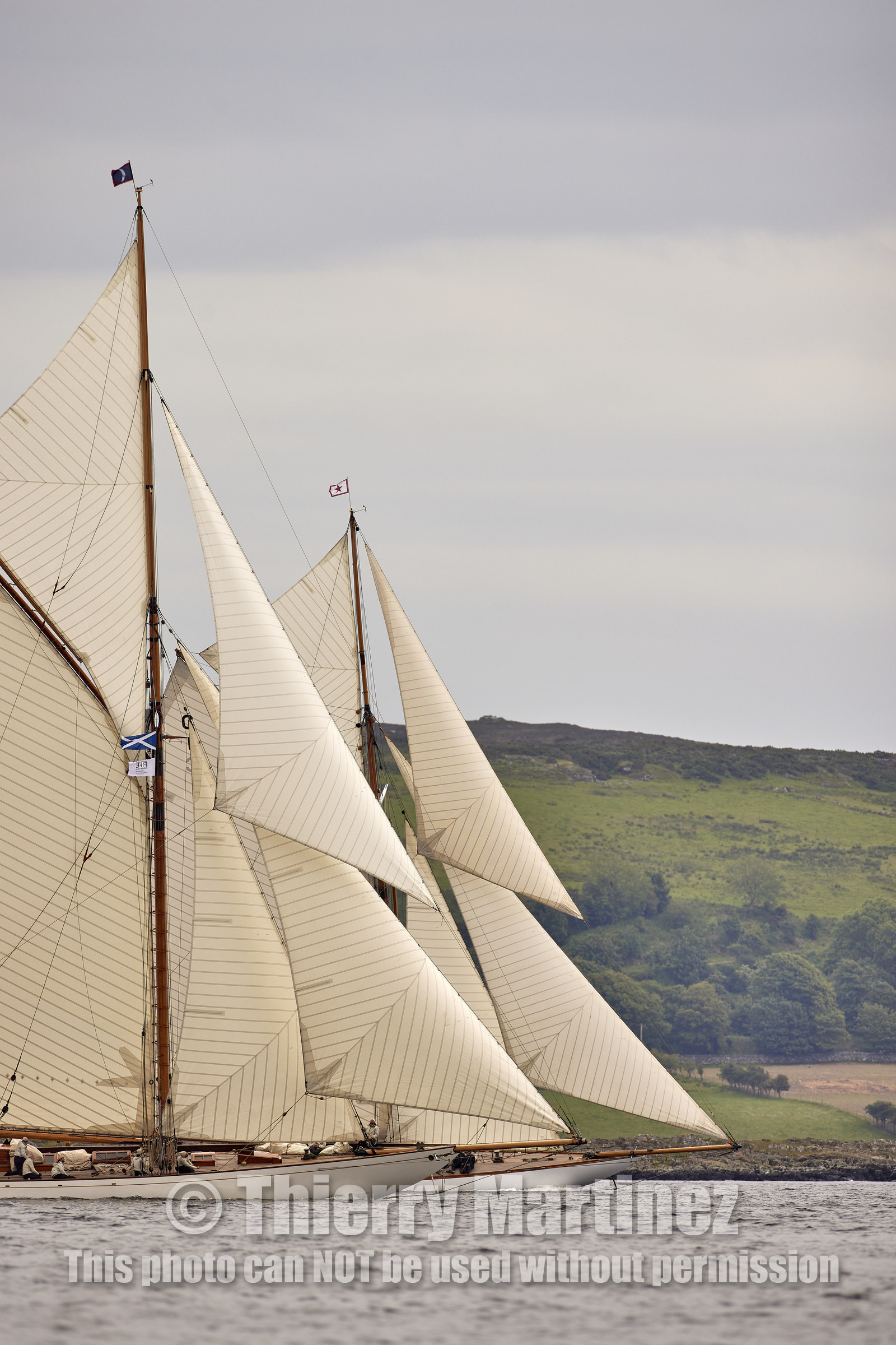 22_22736  © Thierry Martinez.FAIRLIE,SCOTLAND - UK 14th June 20222022 RICHARD MILLE FIFE REGATTA.Day 4 :ROTHESAY (ISLE OF BUTE) to PORTAVADIE.