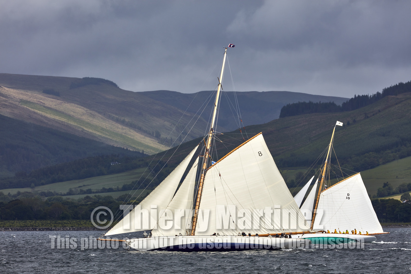 22_17006   © Thierry Martinez.FAIRLIE,SCOTLAND - UK 12th June 20222022 RICHARD MILLE FIFE REGATTA.Day 2 : LARGS to ROTHESAY