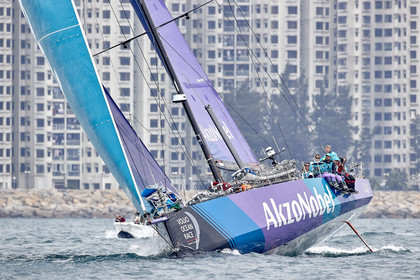 team AkzoNobel  in Volvo Ocean Race 2017-18.