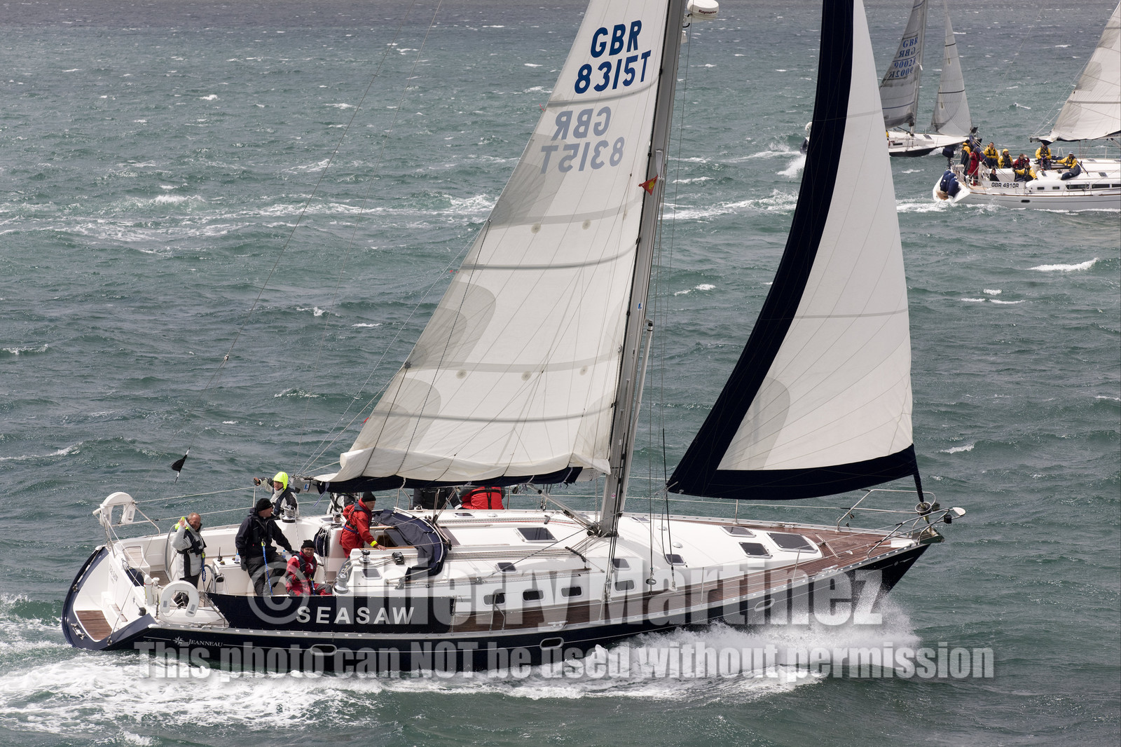 JP Morgan Asset Management Round The Island Race. 80th Anniversary race.