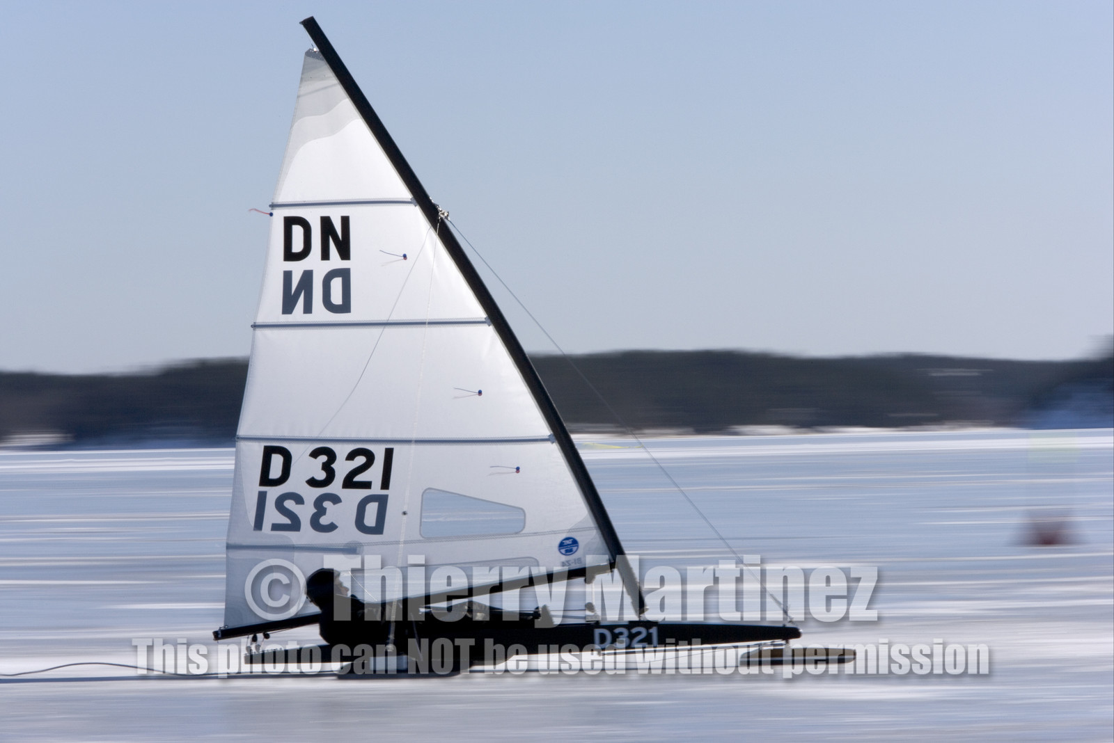 Ice Boats in Stockholm Archipelago - March 2005.