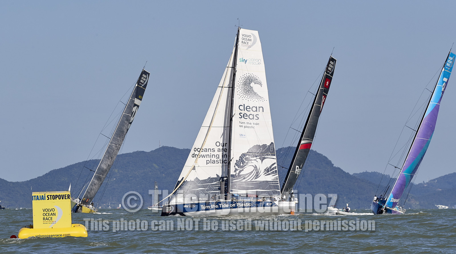 team AkzoNobel  in Volvo Ocean Race 2017-18.