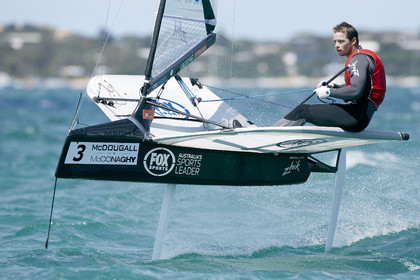 2015 McDougall + McConaghy Moth Worlds. Sorrento - VIC AUSTRALIA  . 6 16 January 2015. Organize by Sorrento Sailing Couta Boat Club.