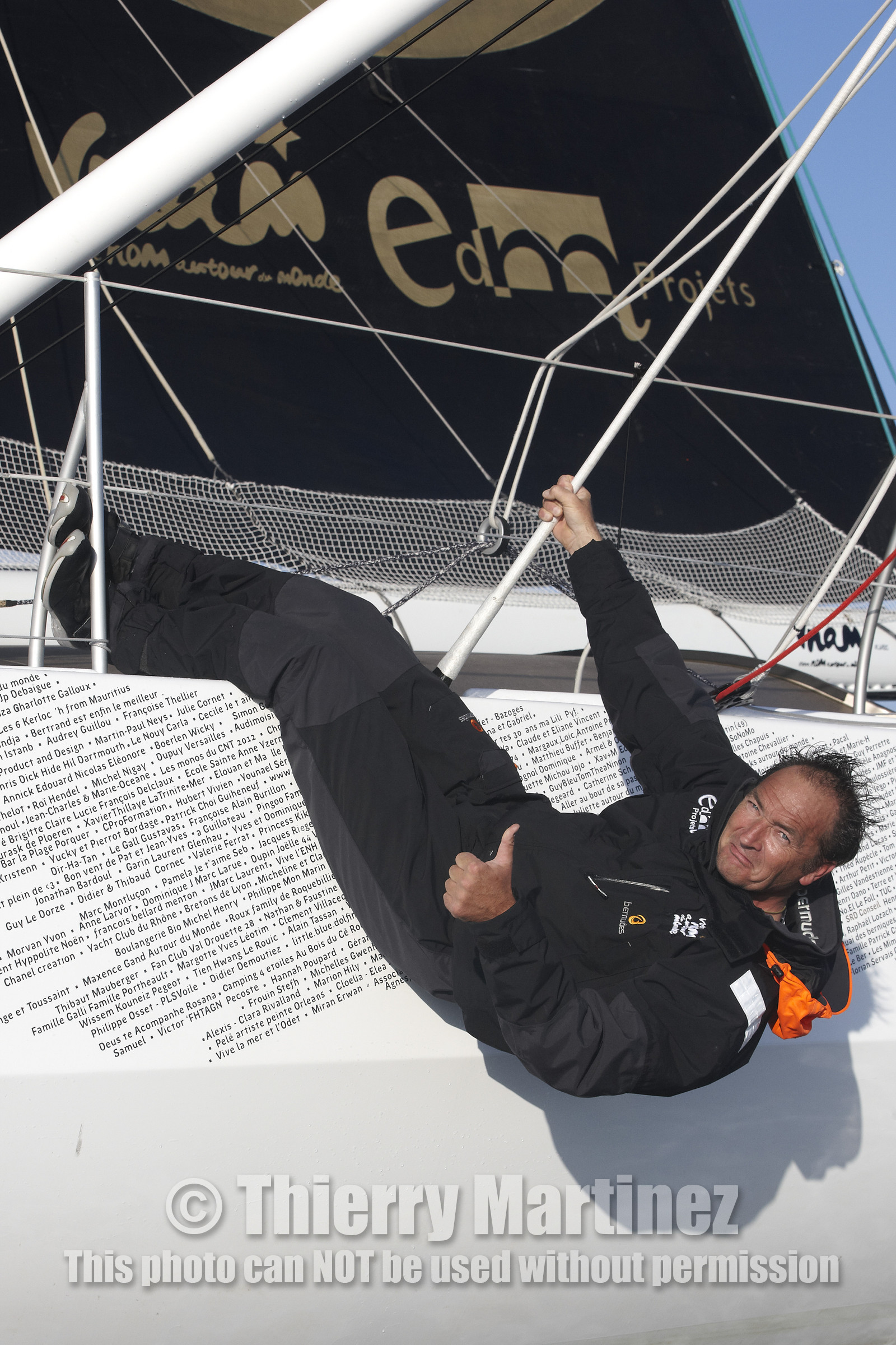 VOTRE NOM AUTOUR DU MONDE , skipper Bertrand de Broc (FRA)