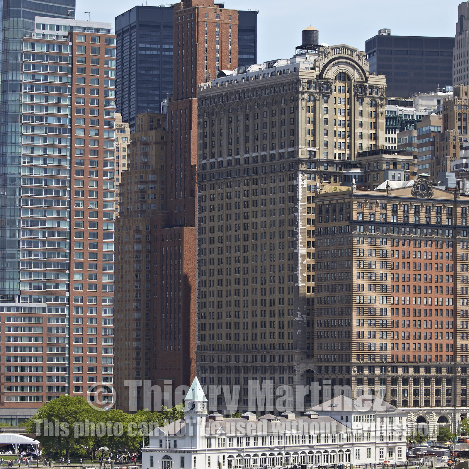 Aerial view of New York City (USA).