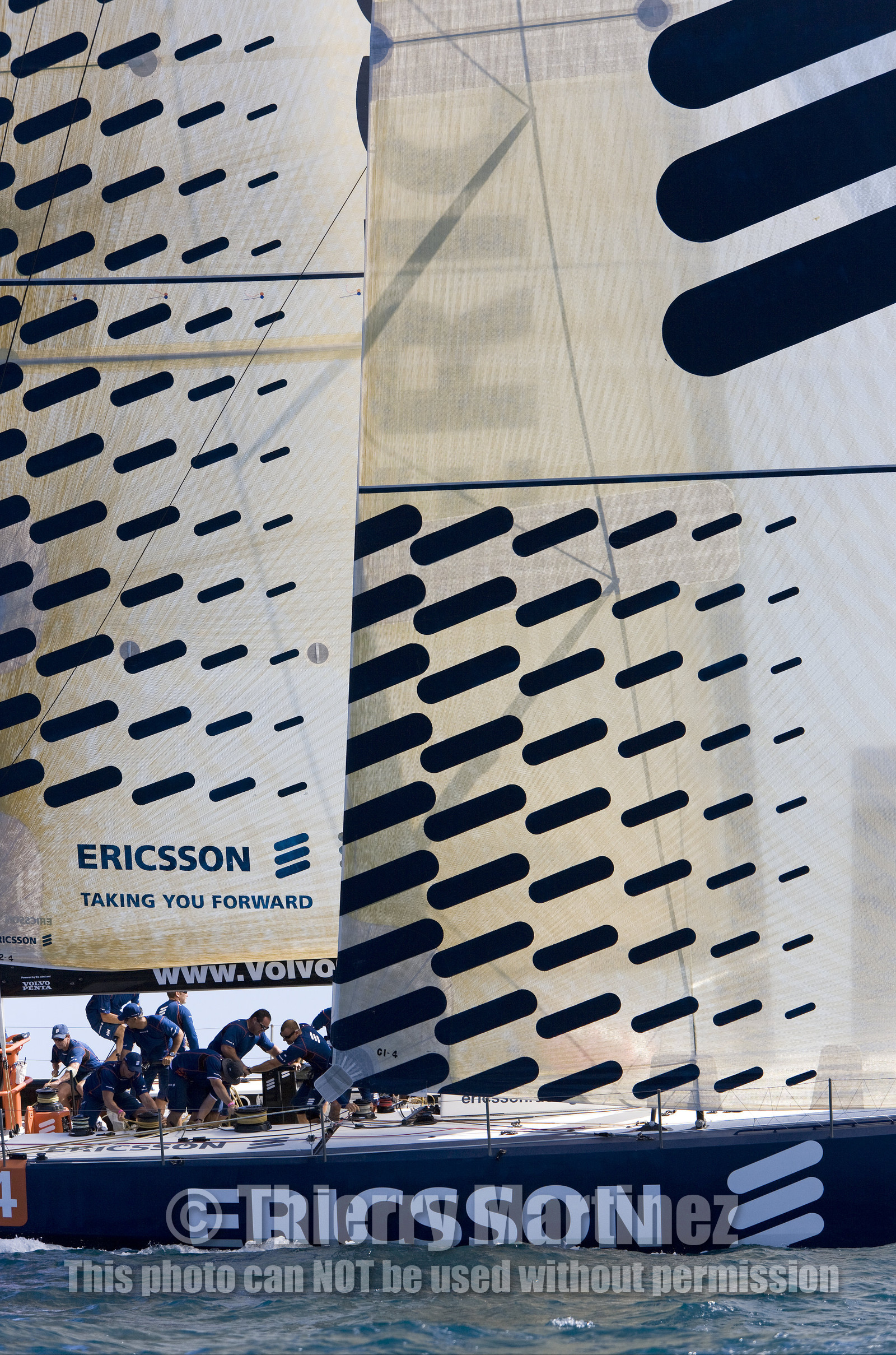 VOLVO OCEAN RACE - 2008 2009. IN-PORT RACE in Alicante-Spain.