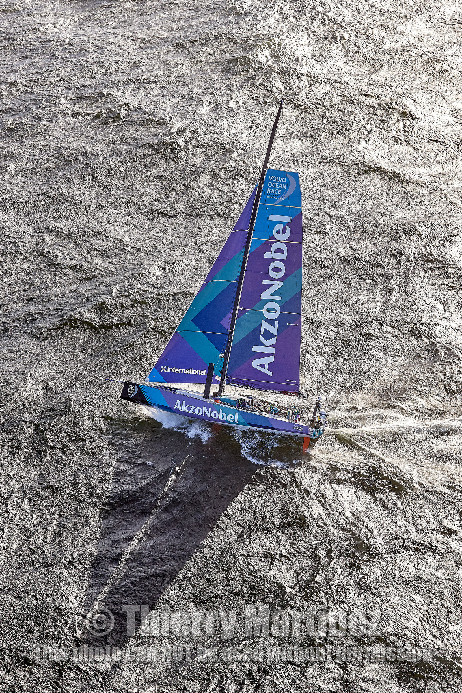 team AkzoNobel  in Volvo Ocean Race 2017-18.