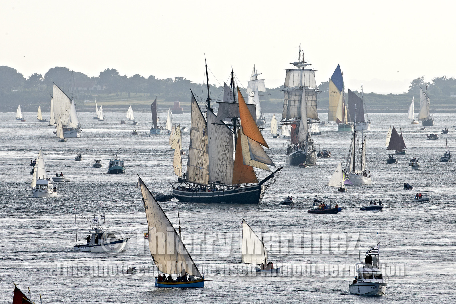 Semaine du Golfe 2015. Parade d'arrivée de la flotte.