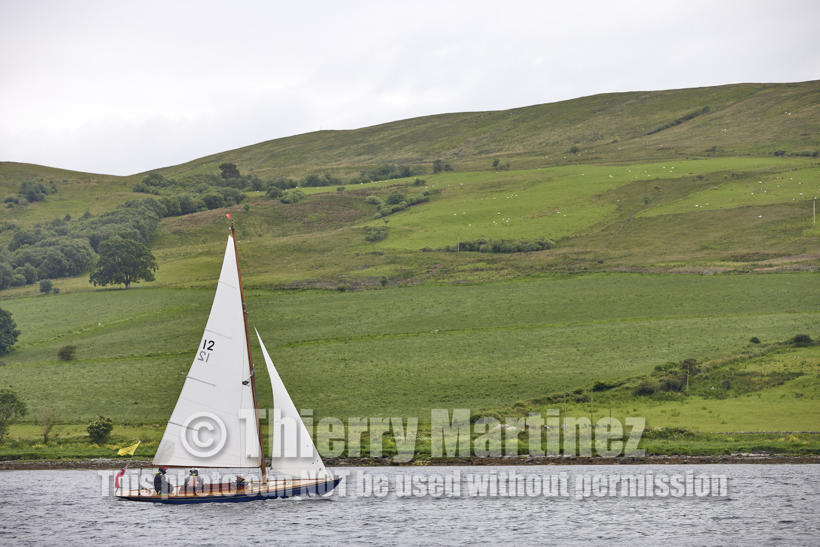 22_21575  © Thierry Martinez.FAIRLIE,SCOTLAND - UK 14th June 20222022 RICHARD MILLE FIFE REGATTA.Day 4 :ROTHESAY (ISLE OF BUTE) to PORTAVADIE.