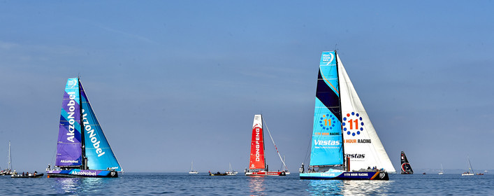 team AkzoNobel  in Volvo Ocean Race 2017-18.