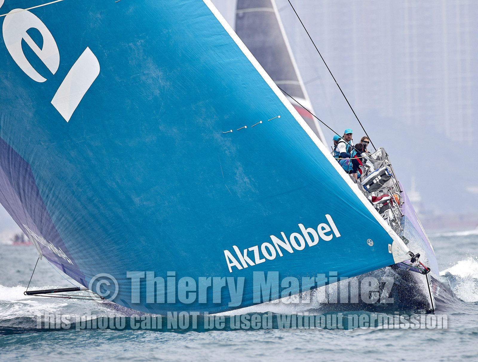 team AkzoNobel  in Volvo Ocean Race 2017-18.