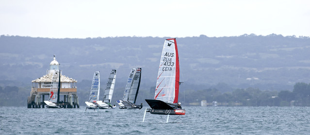 2015 McDougall + McConaghy Moth Worlds. Sorrento - VIC AUSTRALIA  . 6 16 January 2015. Organize by Sorrento Sailing Couta Boat Club.