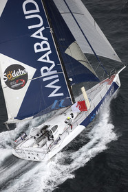 MIRABAUD  Monohull IMOCA 60, skipper Dominique Wavre (SUi)