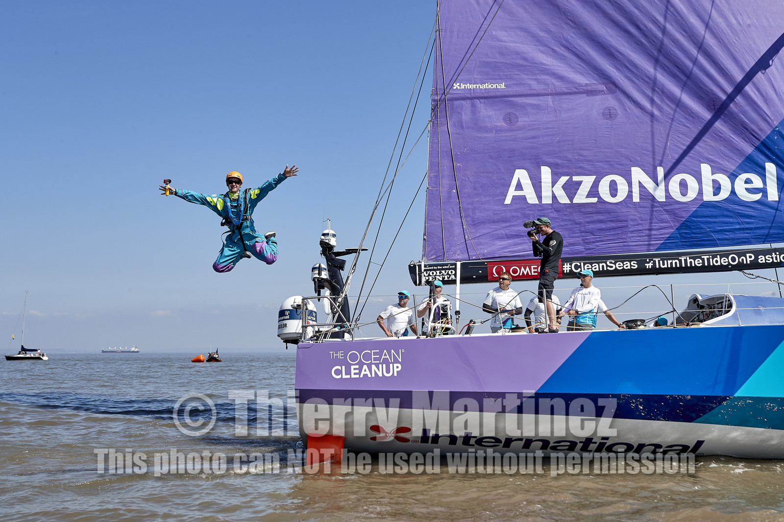 team AkzoNobel  in Volvo Ocean Race 2017-18.