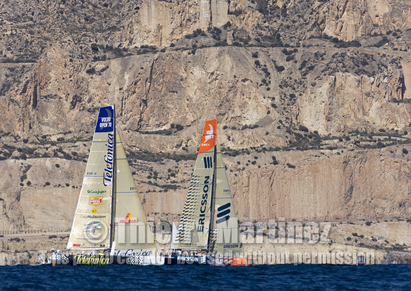 VOLVO OCEAN RACE - 2008 2009. IN-PORT RACE in Alicante-Spain.