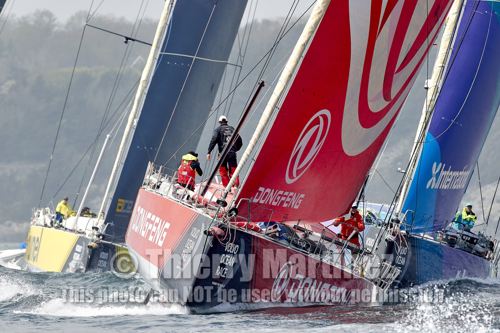 team AkzoNobel  in Volvo Ocean Race 2017-18.
