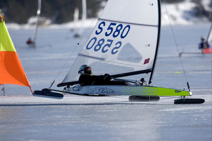 Ice Boats in Stockholm Archipelago - March 2005.