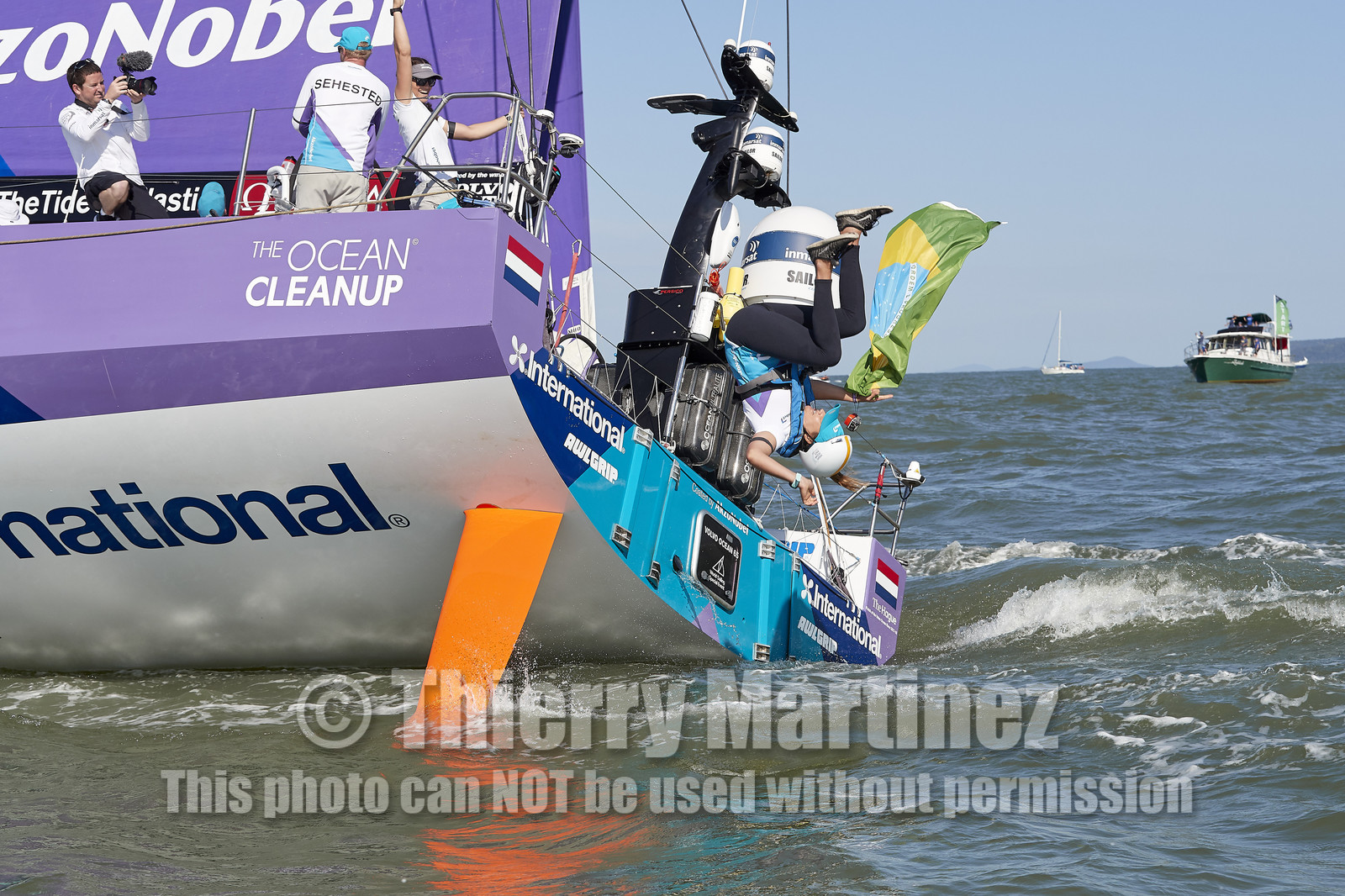 team AkzoNobel  in Volvo Ocean Race 2017-18.