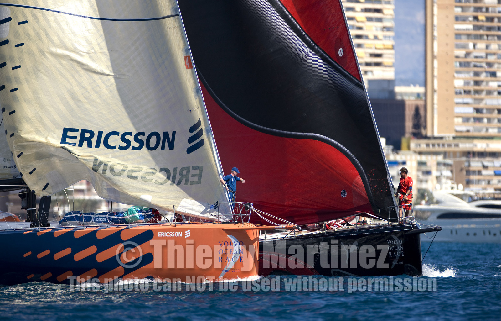 VOLVO OCEAN RACE - 2008 2009. IN-PORT RACE in Alicante-Spain.