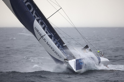 MIRABAUD  Monohull IMOCA 60, skipper Dominique Wavre (SUi)