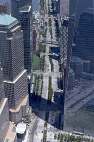 Aerial view of New York City (USA).