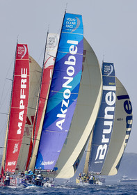 team AkzoNobel  in Volvo Ocean Race 2017-18.