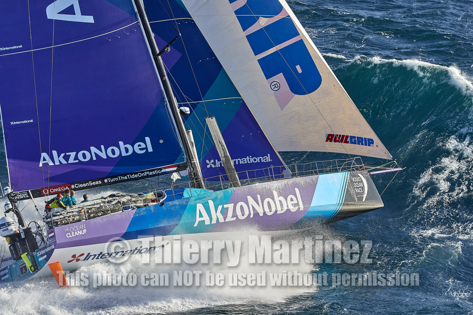 team AkzoNobel  in Volvo Ocean Race 2017-18.