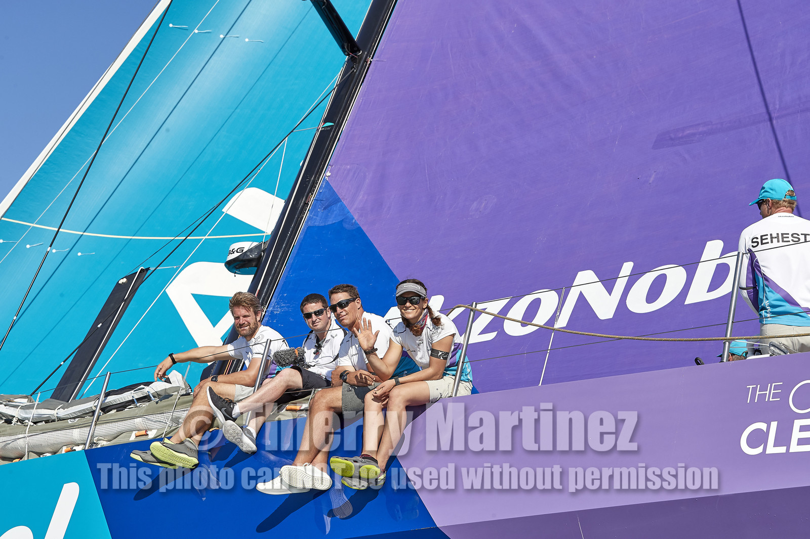 team AkzoNobel  in Volvo Ocean Race 2017-18.