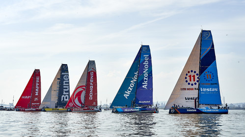 team AkzoNobel  in Volvo Ocean Race 2017-18.