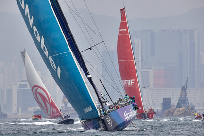 team AkzoNobel  in Volvo Ocean Race 2017-18.