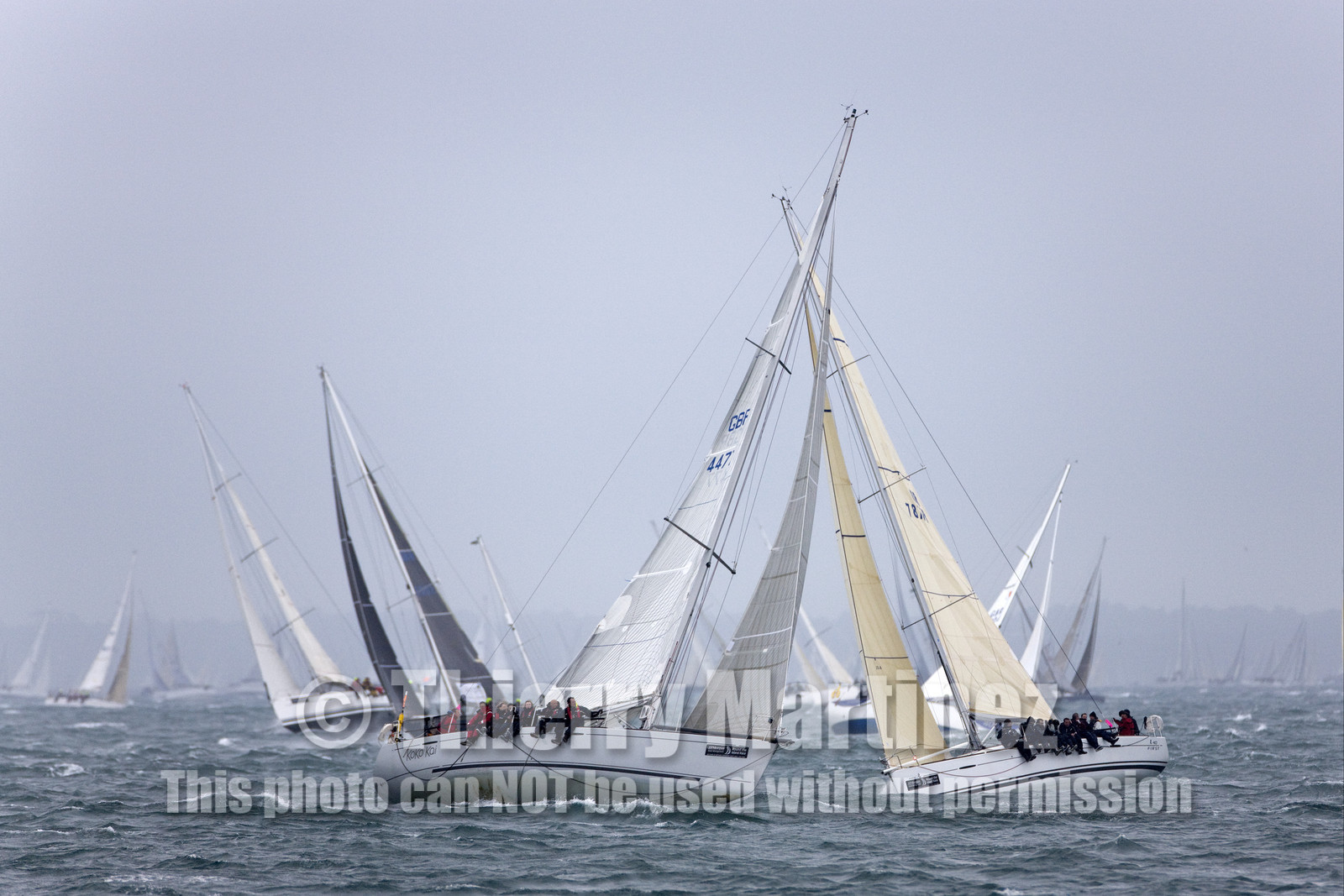 JP Morgan Asset Management Round The Island Race. 80th Anniversary race.