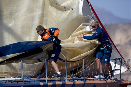 VOLVO OCEAN RACE - 2008 2009. IN-PORT RACE in Alicante-Spain.