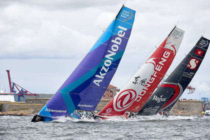 team AkzoNobel  in Volvo Ocean Race 2017-18.
