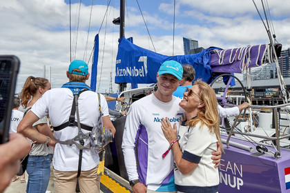 team AkzoNobel  in Volvo Ocean Race 2017-18.