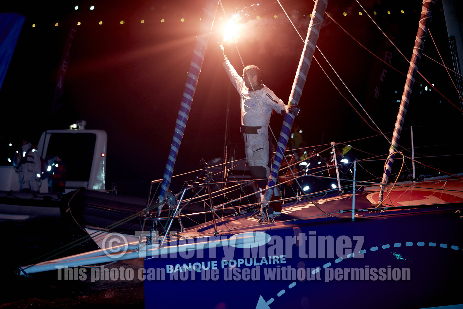 2012 13 VENDEE GLOBE. Armel Le Cleac'h (FRA) BANQUE POPULAIRE 2nd .