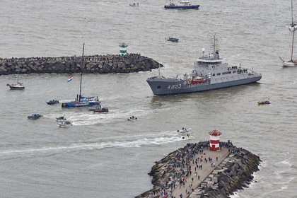 team AkzoNobel  in Volvo Ocean Race 2017-18.